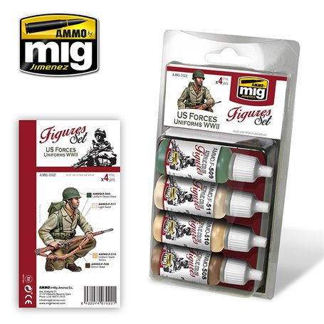 Ammo of MIG US Forces Uniforms WWII Set