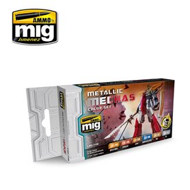 Ammo of MIG Metallic Mechas Colors Set