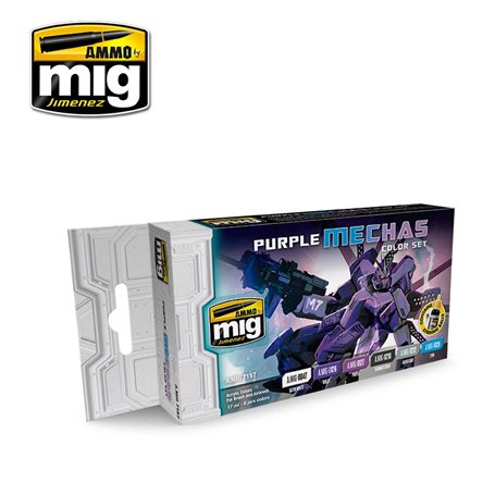 Ammo of MIG Purple Mechas Colors Set