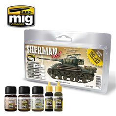 Ammo of MIG Zestaw FURY SHERMAN COLORS - LIMITED EDITION