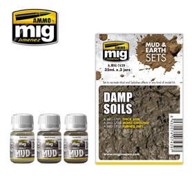 Ammo of MIG Damp Soils (Mud & Earth Sets)