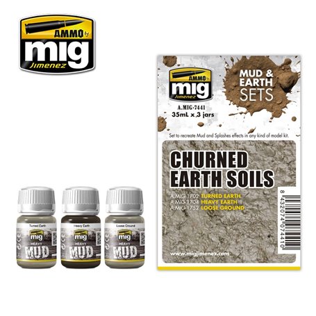 Ammo of MIG Churned Earth Soils (Mud & Earth Sets)