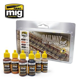 Ammo of MIG Railway Fast Method Paint Set