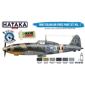 Hataka BS103 WW2 Italian Air Force Paint set vol.1