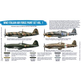 Hataka BS103 WW2 Italian Air Force Paint set vol.1