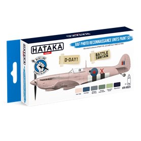 Hataka BS023 BLUE-LINE Zestaw farb RAF PHOTO RECONNASSANCE UNIT