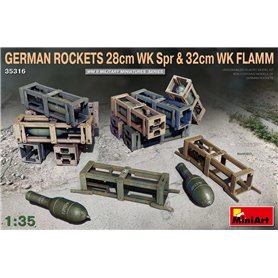 Mini Art 35316 ROCKETS 28cm WK Spr & 32cm WK FLAMM