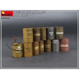 Mini Art 1:35 US FUEL DRUMS - 55 GALS