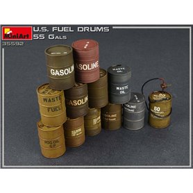 Mini Art 1:35 US FUEL DRUMS - 55 GALS