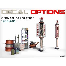 Mini Art 1:35 GERMAN GAS STATION - 1930-1940