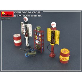 Mini Art 1:35 GERMAN GAS STATION - 1930-1940