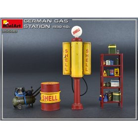 Mini Art 1:35 GERMAN GAS STATION - 1930-1940