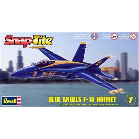 Monogram 1185 F-18 Blue Angels Snaptite