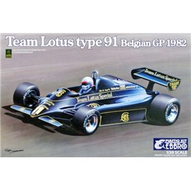 EBBRO 20019 1/20 Lotus 91 Belgian GP 1982