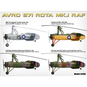 Mini Art 1:35 Avro 671 Rota Mk.I RAF