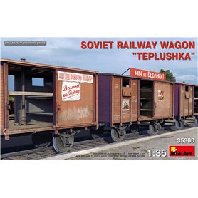 Mini Art 1:35 Teplushka - SOVIET RAILWAY WAGON