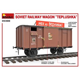 Mini Art 35300 Soviet railway wagon Teplushka