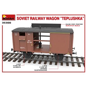 Mini Art 35300 Soviet railway wagon Teplushka