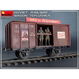 Mini Art 35300 Soviet railway wagon Teplushka