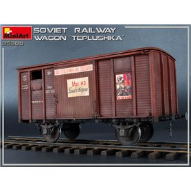 Mini Art 35300 Soviet railway wagon Teplushka