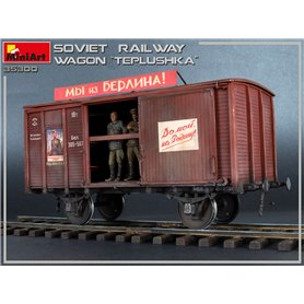 Mini Art 35300 Soviet railway wagon Teplushka