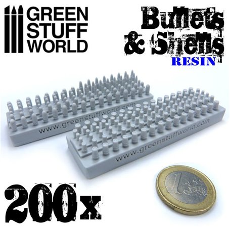 Green Stuff World 200x Resin Bullets and Shells