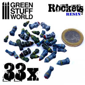 Green Stuff World Resin Rockets and Missiles