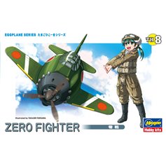 Hasegawa EGG PLANE Mitsubishi Zero Fighter