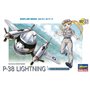 Hasegawa TH26-60136 Egg Plane P-38 Lightning