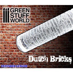 Green Stuff World ROLLING PIN - wałek do podstawek DUTCH BRICKS