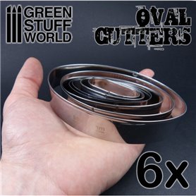 Green Stuff World Oval Cutters for Bases