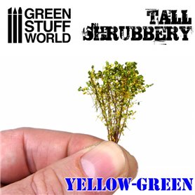 Green Stuff World Tall Shrubbery - Yellow Green