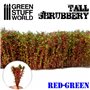 Green Stuff World Tall Shrubbery - Red Green