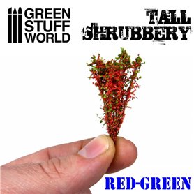 Green Stuff World Tall Shrubbery - Red Green
