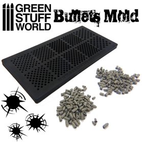 Green Stuff World RUBBER MOLDS - BULLETS