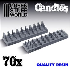 Green Stuff World 70x Resin Candles
