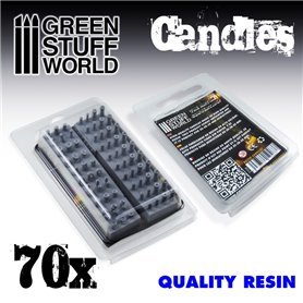 Green Stuff World 70x Resin Candles