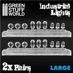 Green Stuff World 18x Resin Industrial Lights – Large