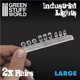Green Stuff World 18x Resin Industrial Lights – Large
