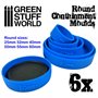 Green Stuff World CONTAINMENT MOULDS FOR BASES - ROUND - 6szt.
