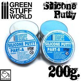 Green Stuff World SILICONE PUTTY masa silikonowa niebieska / 300g