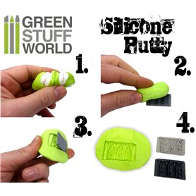 Green Stuff World Blue Silicone Putty 200gr