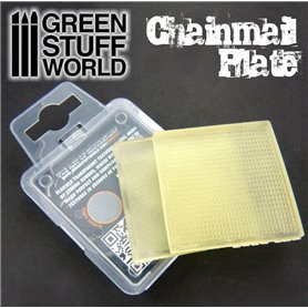 Green Stuff World Texture Plate - ChainMail - Size M