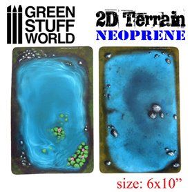 Green Stuff World 2D Neoprene Terrain set - 22 pieces