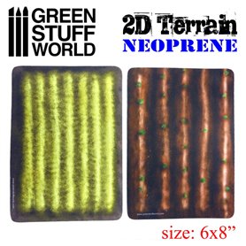 Green Stuff World 2D Neoprene Terrain set - 22 pieces