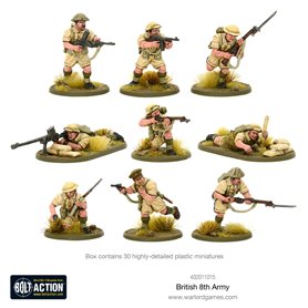Bolt Action 8th Army Infantry 