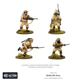Bolt Action 8th Army Infantry 