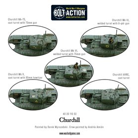 Bolt Action Czołg piechoty CHURCHILL