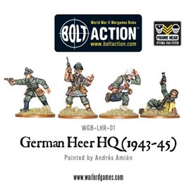 Bolt Action GERMAN HEER HQ - COMMAND - 1943-1945