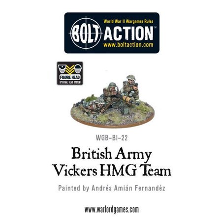 Bolt Action British Army Vickers HMG Team